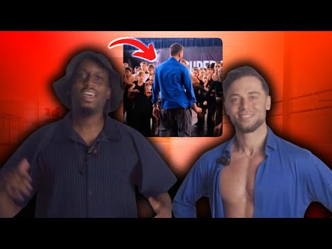 I found the REAL Blue Shirt Guy!!! (He gave me a dance lesson)