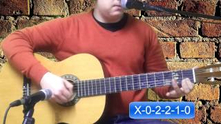 Como Tocar Acabo de Llegar de Fito y Fitipaldis (Acústica) - Tutorial HD - FermiGuitarra