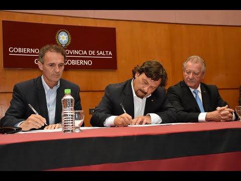 Sáenz firmó un acuerdo con Nación para la ejecución de obras en Salta