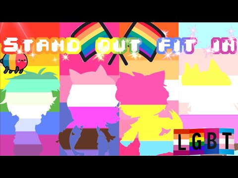 Stand Out Fit In // GCMV // Pride Month special