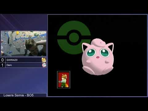 Rock Smash SSBM  - GWM420 (Fox) vs. Darc (Jigglypuff) - Melee LSF