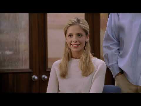 Riley introduces Buffy as the Slayer + He's shocked by her slaying record *4×12*