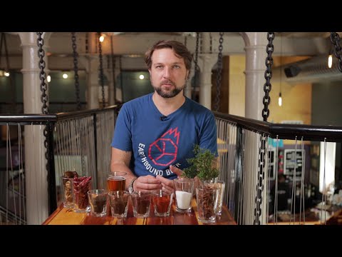 Part of a video titled How to Brew with Oak Leaves - YouTube