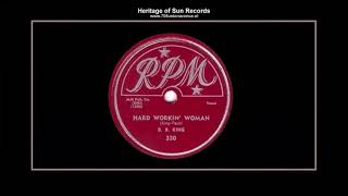 (1951) RPM 330-B &#39;&#39;Hard Workin&#39; Woman&#39;&#39; B.B. King