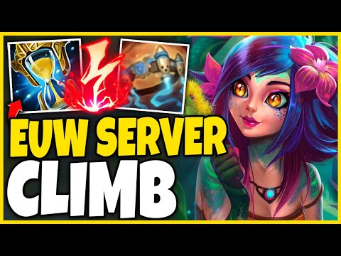 RANK 1 NEEKO SUPPORT VISITS EUW SERVER FOR THE FIRST TIME - League of Legends