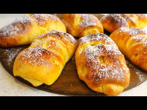 Yeast Rolls with Apple Filling ! Simple Dough Recipe ! Easyvideo