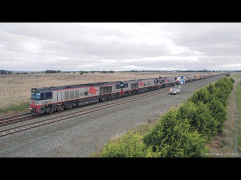 Five CSR's Leading SCT 5PM9 Mixed Freight Train (3/7/2022) - PoathTV Australian Railways