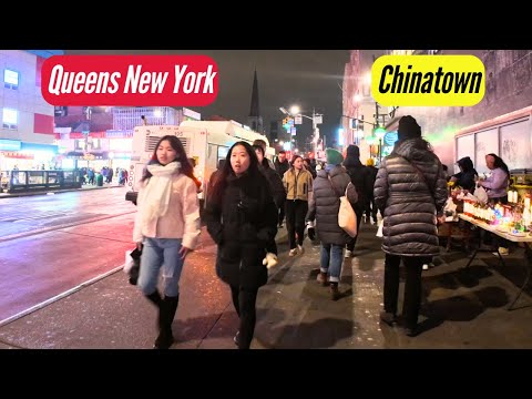 NYC's RedLight Activities In Chinatown, Flushing Queens 美丽的中国和韩国女孩