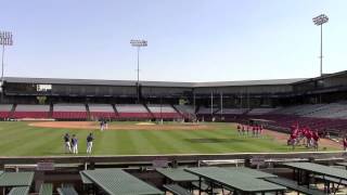 preview picture of video 'LIVIN BEHIND THE SCENES: PREGAME BATTING PRACTICE FOR THE PLAYERS!! Part #3 (From KCC Trip)'