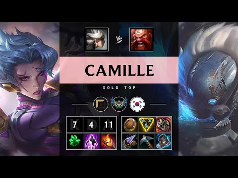 Camille Top vs Gragas - KR Challenger Patch 25.12