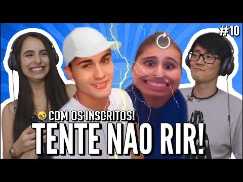 JOVENS REAGEM A DESAFIO TENTE NÃO RIR DOS INSCRITOS 10 - SE RIR LEVA CHOQUE