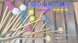 Download lagu ４羽の白鳥の踊り＜白鳥の湖＞より　マリンバ３重奏 mp3