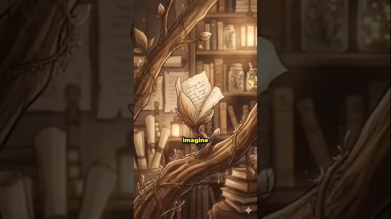 A Forest Made of Stories! 📚🌲 #WhatIf #storytelling #anime #animeaesthetic #healing #shorts