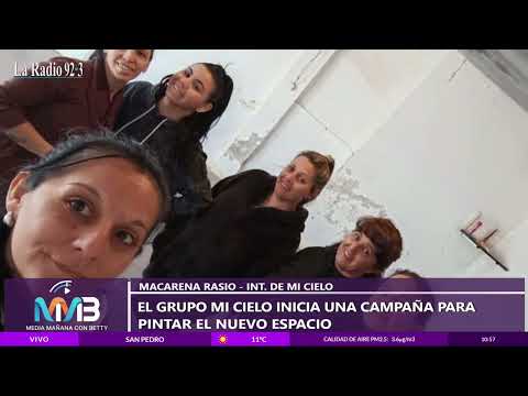 El grupo "mi cielo" inicia una campaña para pintar su nuevo espacio