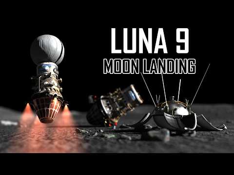 Luna 9 First Moon Landing
