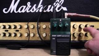 Video thumbnail for Ibanez FC10 FAT CAT Vintage Distortion Pedal Test, RAT Clone, Made in Taiwan by Maxon. by noisezone