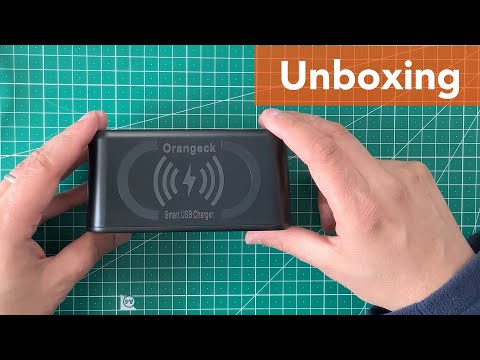 Orangeck USB 8:1 Qi 60W Ladestation Unboxing + Ersteindruck: Sein Geld wert ?
