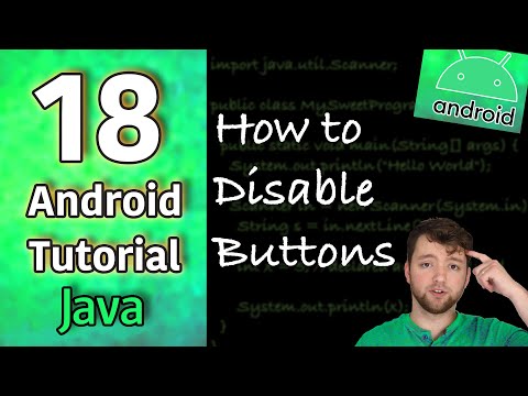 Android App Development Tutorial 18 How to Disable Buttons Top Secret Strategy | Java