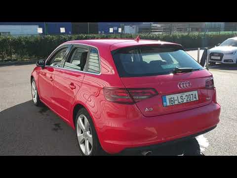 161LS2074 - 2016 Audi A3 SPORTBACK 1.6TDI 110BHP SPORT 19,995