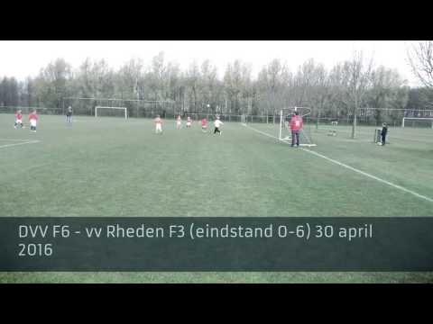 DVV F6 - vv Rheden F3 (0-6) 30 april 2016