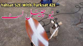 how to set turksat 42e lnb setting with yahsat 52e