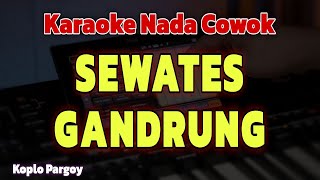Download lagu [KARAOKE] SEWATES GANDRUNG - WAHYU F GIRI | AZIZ NJATI | KARAOKE NADA PRIA COWOK mp3
