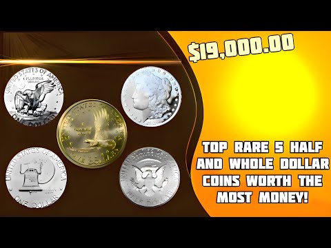 Top 5 U.S. Rare Half and Whole Dollar Coins Worth A Lot Of Money.