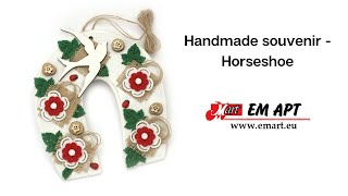 Handmade souvenir- Horseshoe
