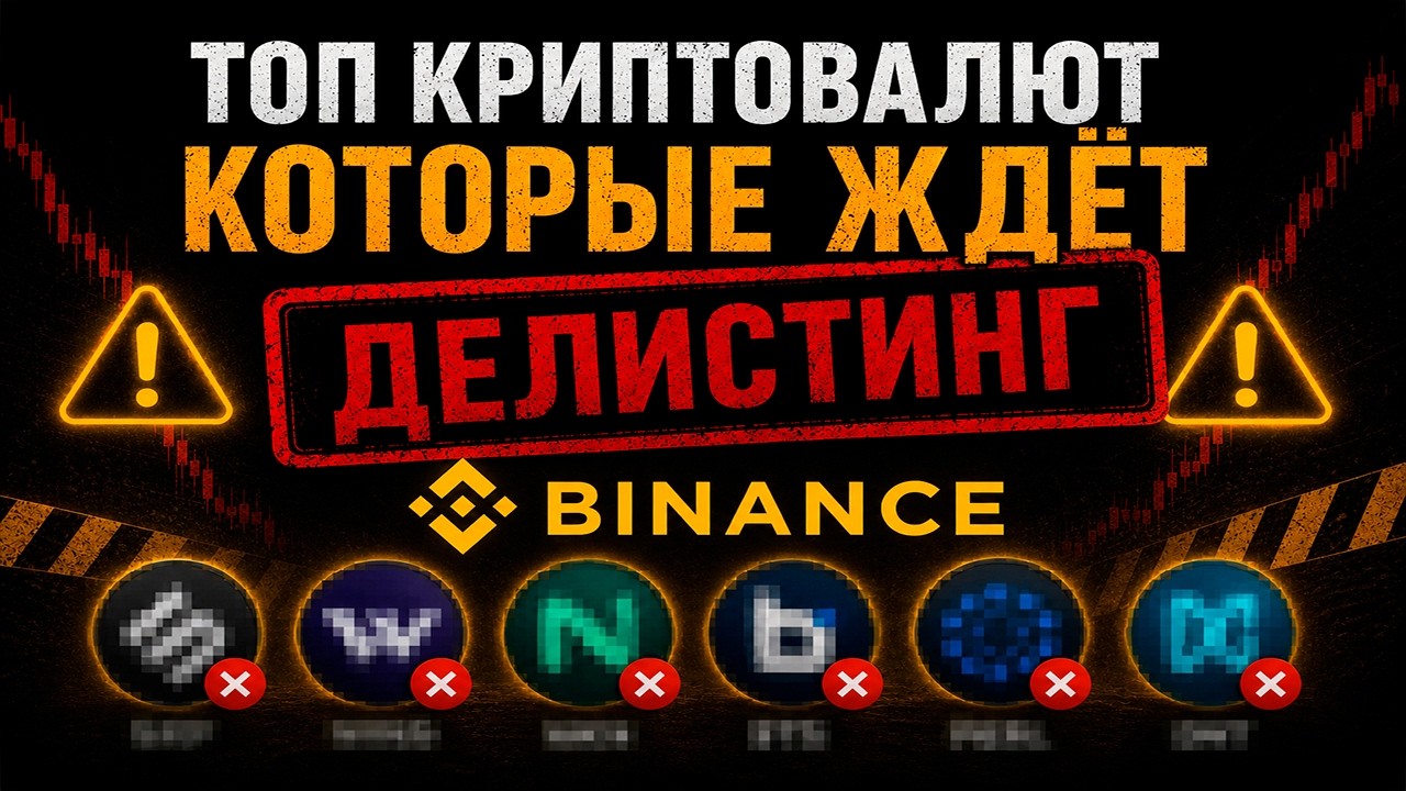 ТОП КРИПТОВАЛЮТ КОТОРЫЕ ЖДЁТ НЕИЗБЕЖНЫЙ ДЕЛИСТИНГ С BINANCE