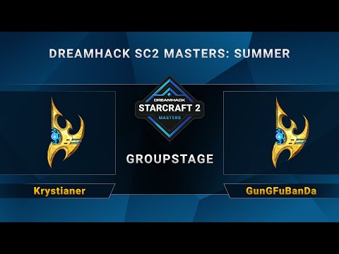 SC2 - Krystianer vs. GunGFuBanDa - DreamHack SC2 Masters Summer - Group A - EU