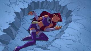 Teen Titans Raven &amp; Starfire vs Warp &amp; Overload