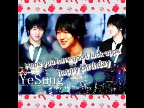 Happy birthday yesung 24/8/2014  by: PAYAM.ELF ♡