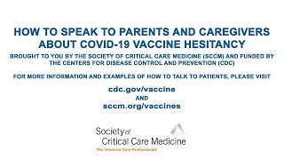 How to Speak to Parents and Caregivers About COVID-19 Vaccine Hesitancy