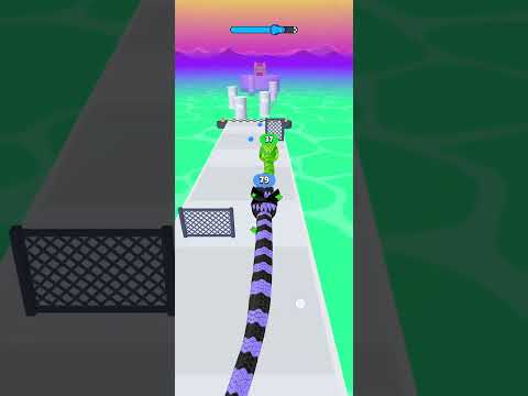 Snake Run Race 3d Racing Game Android iOS Gameplay  #shorts #gameplay #games #viral #ytshorts