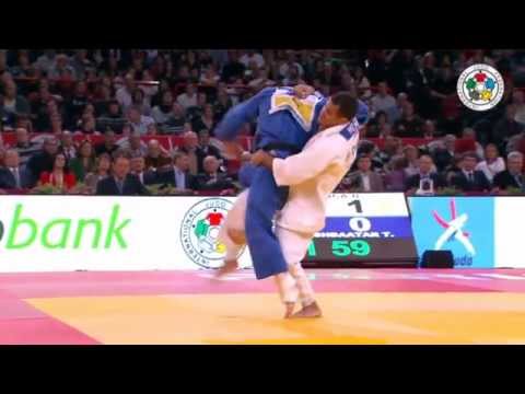 Judo Grand Slam Paris 2013: Bruno MENDONCA (BRA) - Tsagaanbaatar KHASHBAATAR (MGL) Final [-73kg]