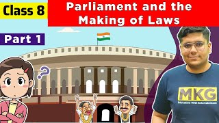 Parliament and the Making of Laws | Class 8 Civics Chapter 3 | Part - 1