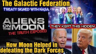 Alien Moon Bases, Their Purpose &amp; Treaty With NASA&amp; Reptilian War (2021)