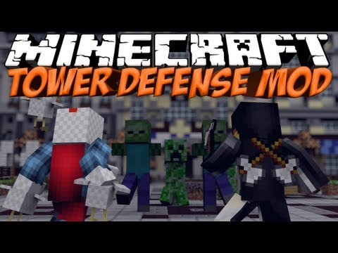 Tower Defense Mod: Minecraft Invasion Mod Showcase -...