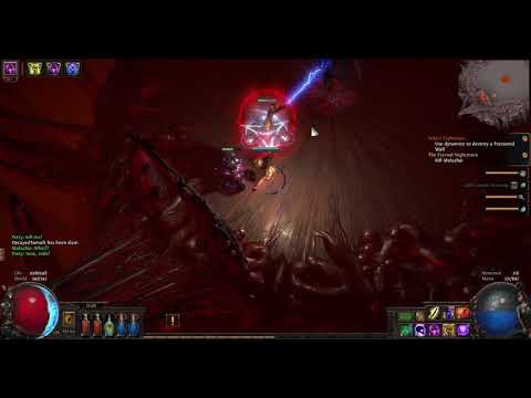 Path of Exile Betrayal 3.5 Occultist Witch Decay Blade Vortex