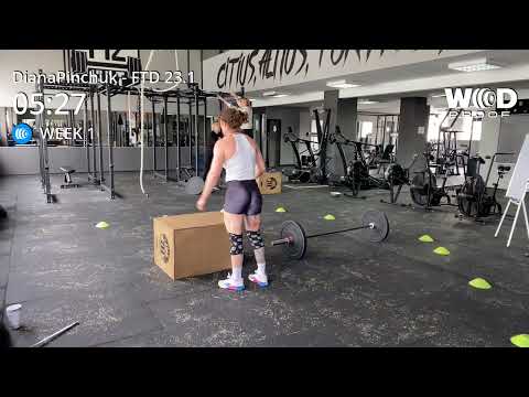 Pinchuk Diana , UKR Workout 1 RX French Throwdown 2023