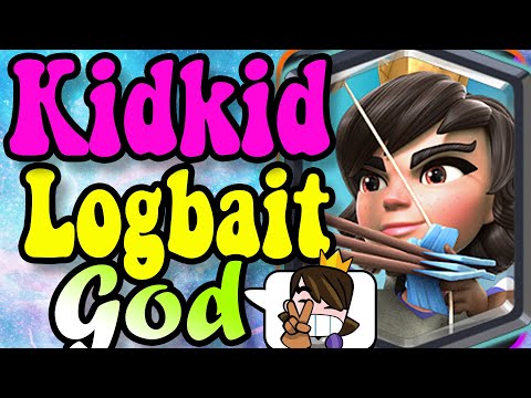 🏆 7300 Kidkid Logbait GOD  Logbait Classic Clash Royale