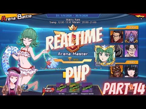 Realtime Pvp Akhirnya Arena Master, Frame baru !! - One Punch Man The Strongest