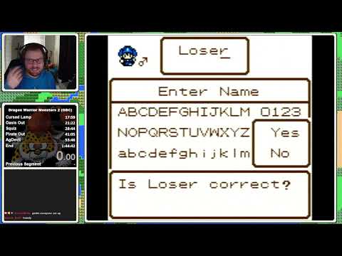 Dragon Warrior Monsters 2 (GBC) - Race w/ twitch.tv/haktical and twitch.tv/anatoleu