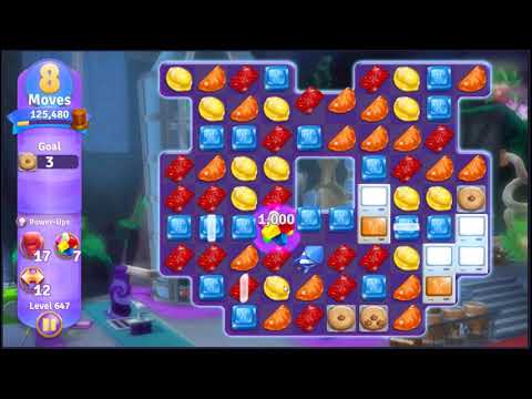 Wonka's World of Candy Level 647 - NO BOOSTERS + FULL STORY 🍫 | SKILLGAMING ✔️