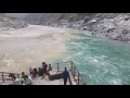 DEVPRAYAG SANGAM OF RIVER ALAKNANDA AND BHAGIRATHI WHICH MEETS TO BECOME THE HOLY RIVER GANGES