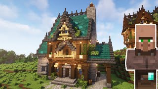 Minecraft | How to build a Medieval House (Toolsmith) | Tutorial