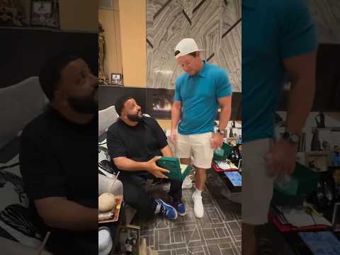 DJ Khaled Buys Rare Jay Z Blue Rolex, Shows Mark Wahlberg #djkhaled #jayz