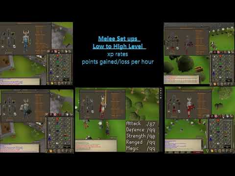 Nightmare zone 6 hour afk range and melee guide , no rock cake