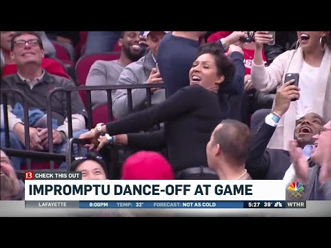 Jason Spell's dancing girlfriend is a viral sensation