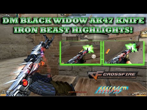DM Black Widow AK47 Knife Iron Beast Highlights! Crossfire Philippines!